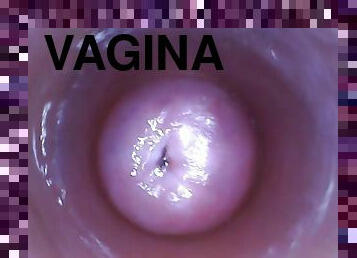 Kira with Internal Slit Camera Showing Us the Insides of Her Vagina