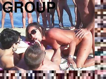 orgie, allaperto, pubblici, hardcore, gangbang, sesso-di-gruppo, spiaggia