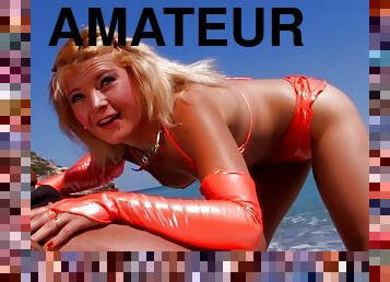 amateur, babes, mamada, casero, playa, rubia