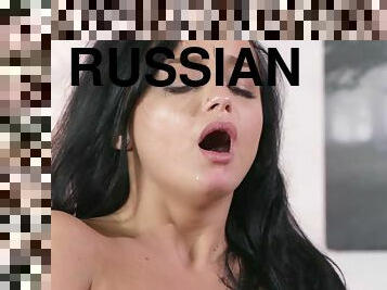 rusia, blowjob-seks-dengan-mengisap-penis, remaja, deepthroat-penis-masuk-ke-tenggorokan, hitam, amerika, menunggangi, pacar-cowok, tungkai-kaki, payudara-kecil