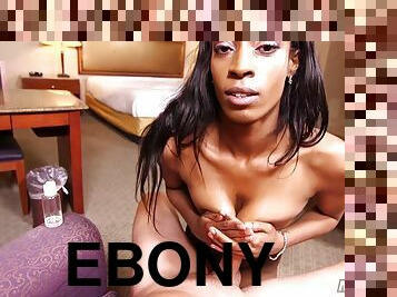 Ebony housewife Screwed In All Holes