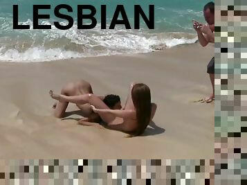 lesbians sand surf shoot