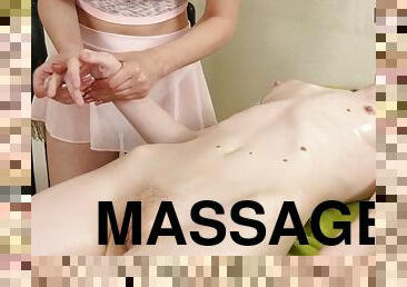 Svistok massages virgin pussy and tits
