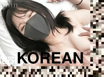 asiatisk, storatuttar, amatör, tonåring, japansk, creampie, ensam, koreansk