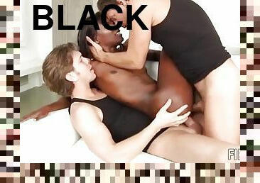 White males penetrate a black whore twice