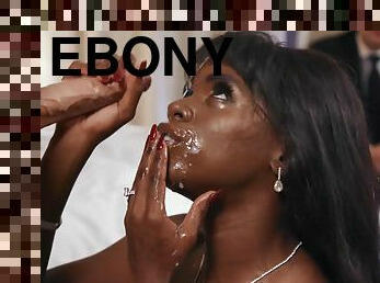 Married Ebony wife Ana Foxxx cheating on her hubby in cuckold interracial scene - Getaways Episode - Ana foxxx cum on face