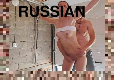 fisting, russe, amateur, hardcore, bdsm, chienne, sur-le-visage, fétiche, bondage, brunette