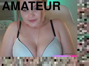 tetas-grandes, amateur, casero, natural, webcam, pechugona, tetas