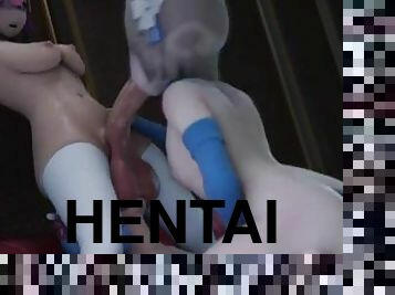 Futa Futanari Anal Deepthroat 3D Hentai