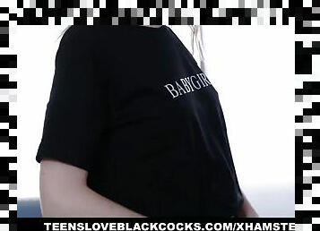 Tlbc  black cock inside young model