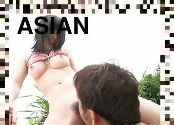 Asian pink pussy lips spread
