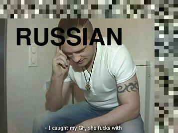 Cute russian babe cuckolds her boyfriend