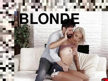 anal, ados, sur-le-visage, blonde, bout-a-bout