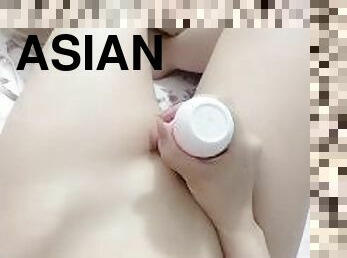 asiatic, masturbare-masturbation, amatori, jucarie, japoneza, solo