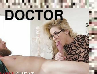 Doctor Kayla Paige Can't Resist cant resist Patient's Big Cock that Her Hubby Can't Give Her - blonde MILF