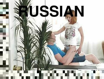 Young russian veronika wants her boyfriend to take her ass