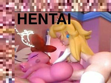 Futa Futanari Pricess Peach Anal Huge Cumshot 3D Hentai