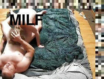 storatuttar, fitta-pussy, amatör, avsugning, milf, par, sväljer, ritt, tatuering, kuk