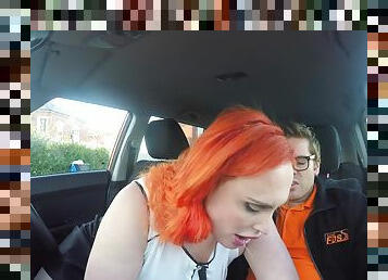 Chloe Davis uses her pussy to get driving license