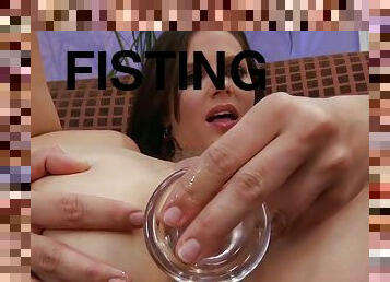 fisting, onani, anal, leke, fingret, dildo, innsetting