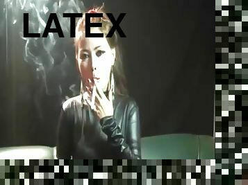 Smoking in latex