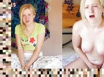 Ersties - 21-jhrige Musikstudentin Anna M. masturbiert mit Dildo