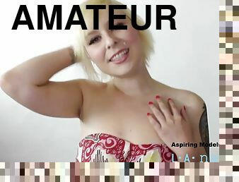 amatør, anal, tenåring, blond