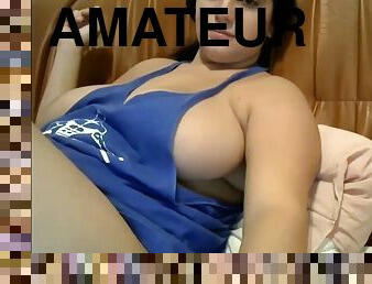 tetas-grandes, enorme, amateur, webcam, a-solas