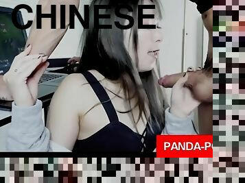 asiatisk, student, amatör, anal, avsugning, hardcore, samling, trekant, slyna, pov