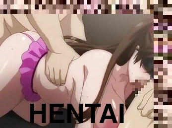 Hentai fuck, cum and facial compilation