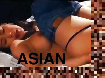 asiatique, ejaculation-sur-le-corps, ejaculation-interne