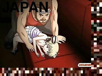 japansk, gruppknull, hentai, söt