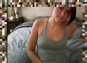 cona-pussy, adolescente, dedos, webcam, engraçado