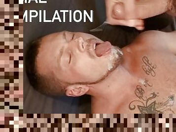 amateur, ejaculation-sur-le-corps, gay, pornstar, compilation, sur-le-visage, ejaculation