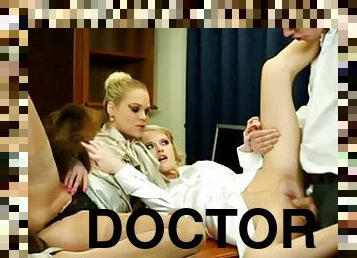 pisarna, doktor, blond, češko