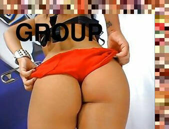 orgie, hardcore, sexe-de-groupe, plage