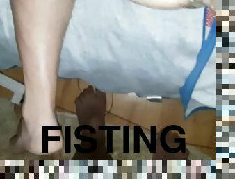 Fisting and Big Dildo