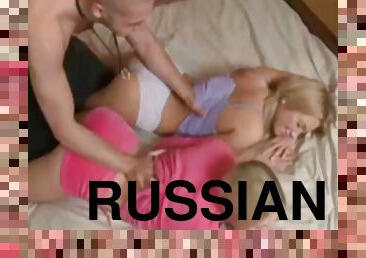 Russian cock fucks two Moscow students