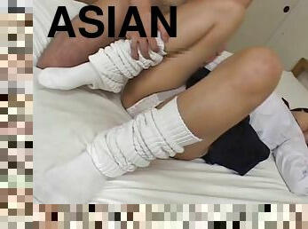 asiatisk, masturbation, cumshot, cfnm