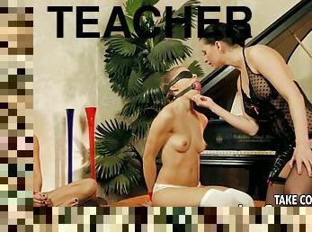 studentki, nauczycielka, 3kąt, ból, dominacja, erotyczne