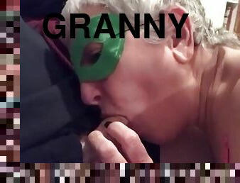 Granny blowjob