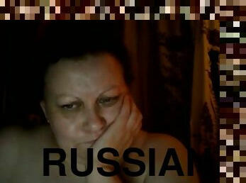 russisk, moden, milf, mor, store-sorte-skønheder, webcam