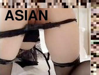 asia, payudara-besar, mastubasi, vagina-pussy, muncrat, mainan, hitam, pacar-perempuan, teransang, pakaian-dalam-wanita