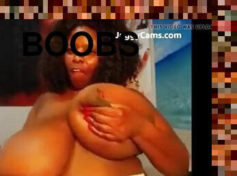 Huge bbw boobs cam