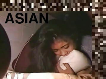 asiatisk, amatör, anal, tonåring, action