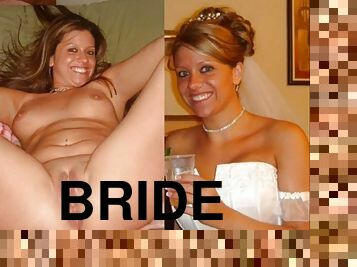Brides being naughty