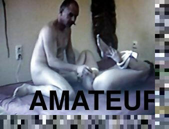 amatör, anal, milf, tysk, dildo