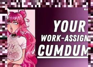 [F4M] Your Work-Assigned Cumdump!  Fucking Your Coworker ASMR Audio Roleplay