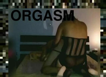 orgasm, strap-on, fru, amatör, anal, milf, kamera, rumpa-butt, gömd