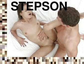 Jane Fox takes a sweet and hot stepsons cock